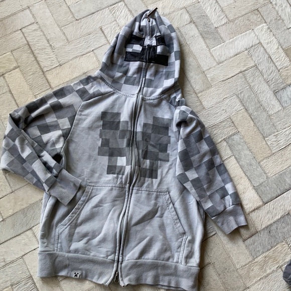 minecraft skeleton hoodie